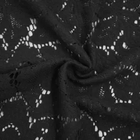 Lilli Black PolyCotton Broderie