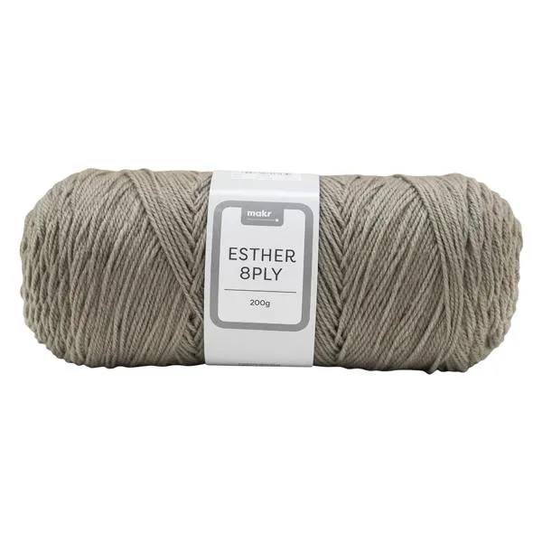 Makr Esther 8ply Crochet & Knitting Yarn, 200g Polyester Yarn