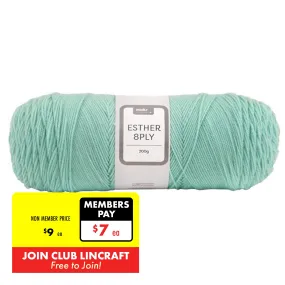 Makr Esther 8ply Crochet & Knitting Yarn, 200g Polyester Yarn