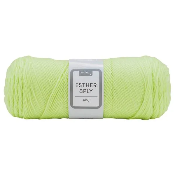 Makr Esther 8ply Crochet & Knitting Yarn, 200g Polyester Yarn