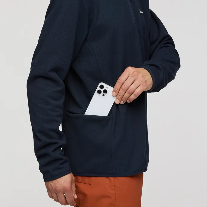 Men's Envo Fleece Quarter-Zip Pullover - Heather Carbon