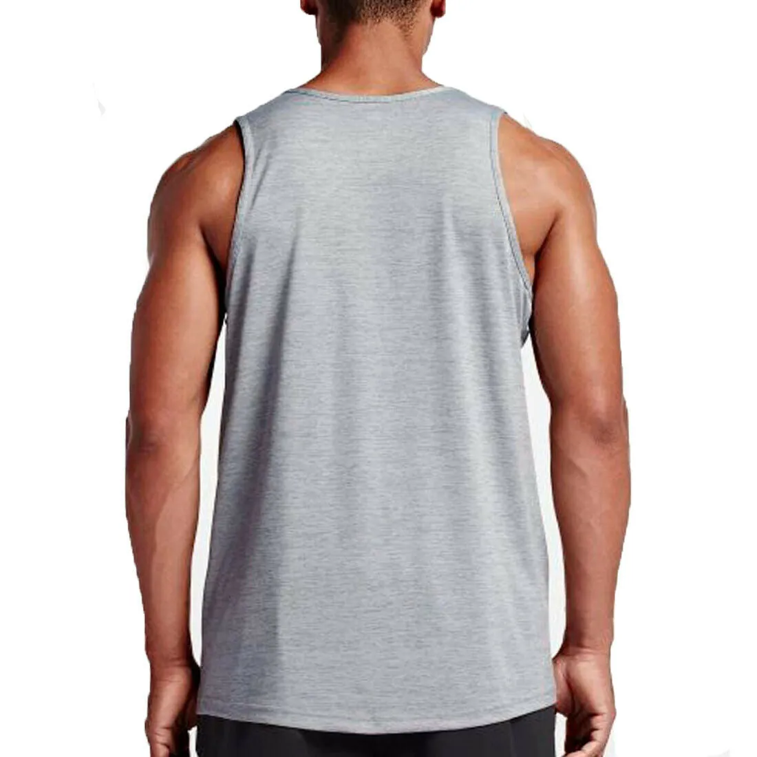 Nike Swoosh Mens Black Grey Blue Vest Retro Sport 823645-063