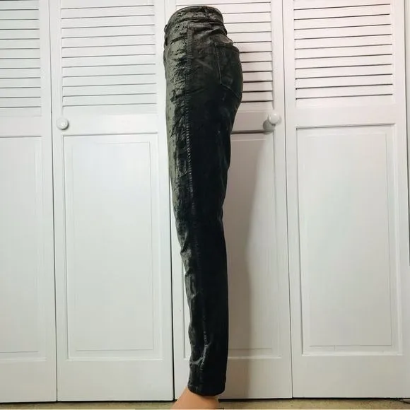 PAIGE Hoxton Ultra Skinny Green Pants Size 29