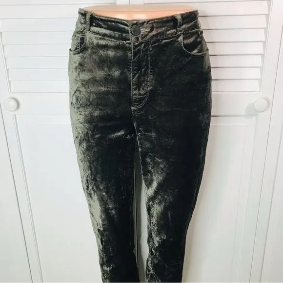 PAIGE Hoxton Ultra Skinny Green Pants Size 29