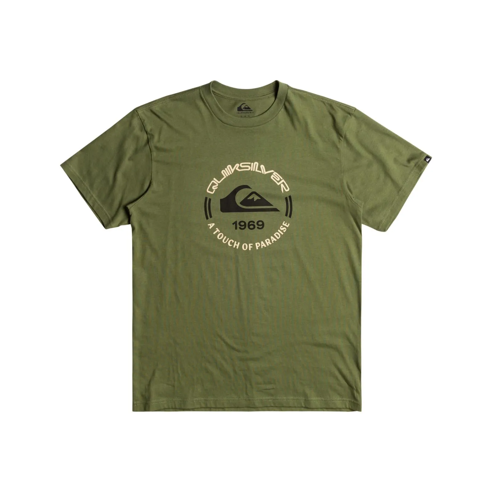 Quiksilver Mens Circle Logo Graphic T-Shirt