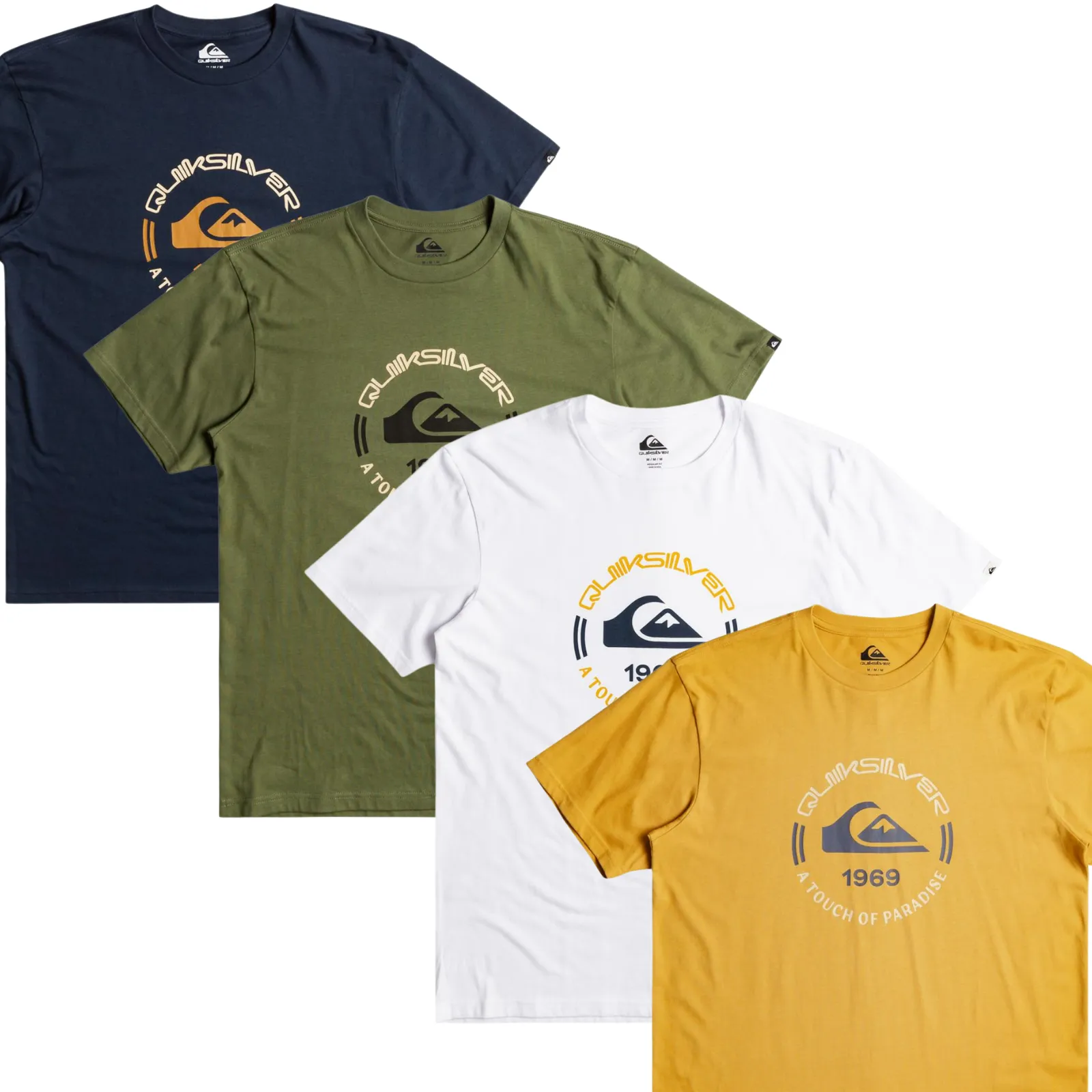 Quiksilver Mens Circle Logo Graphic T-Shirt