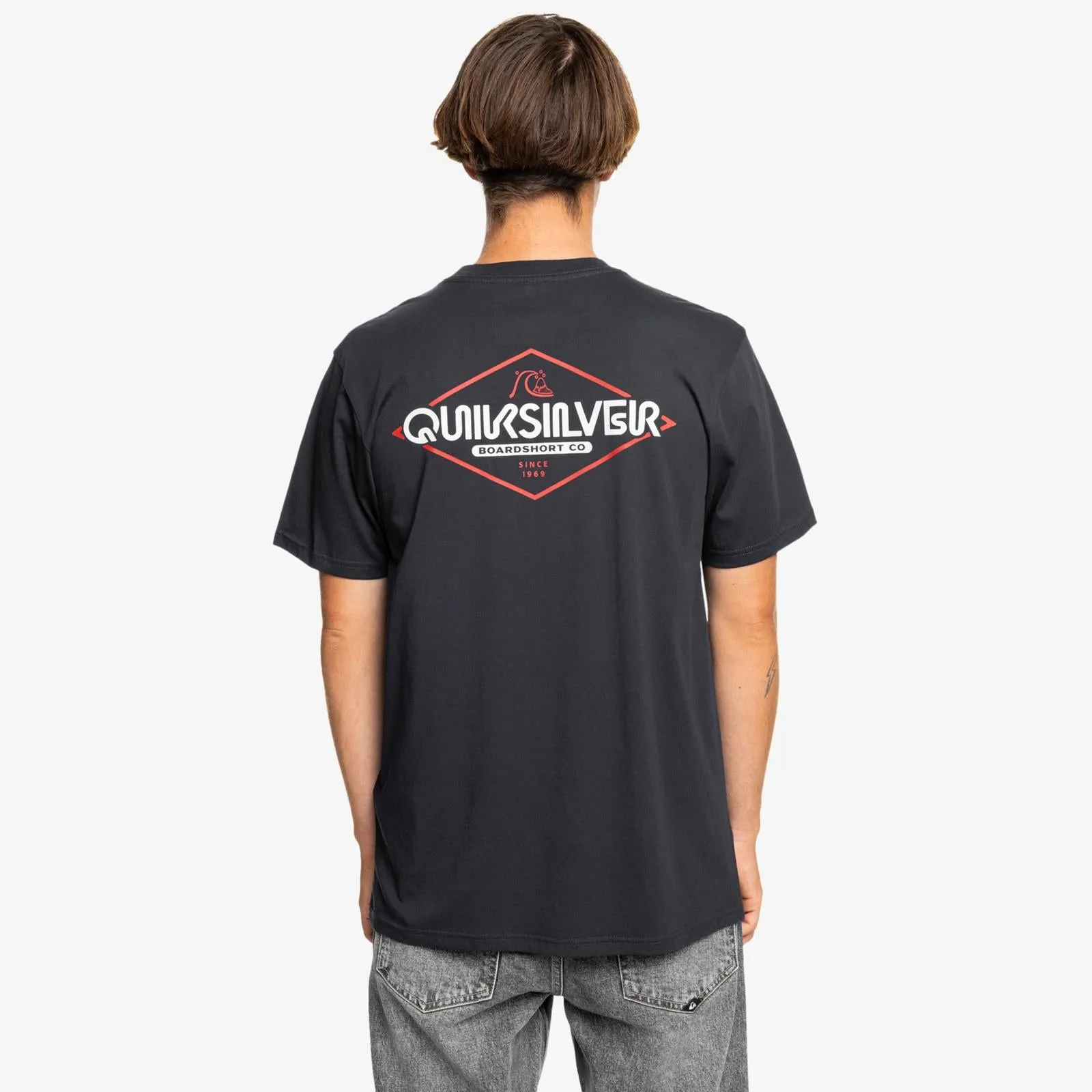 Quiksilver Mens Omni Sign Short Sleeve T-Shirt