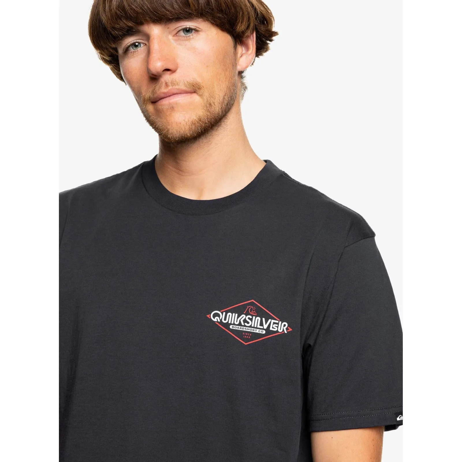 Quiksilver Mens Omni Sign Short Sleeve T-Shirt