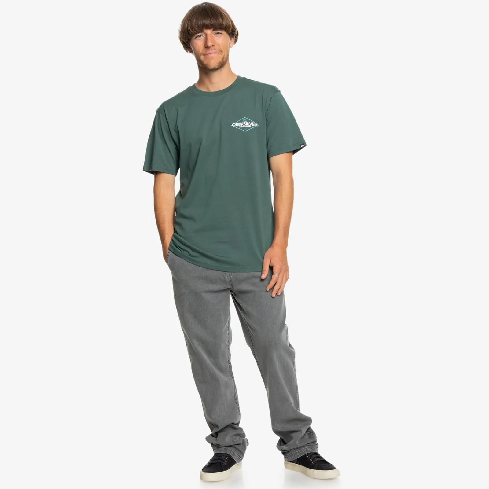 Quiksilver Mens Omni Sign Short Sleeve T-Shirt
