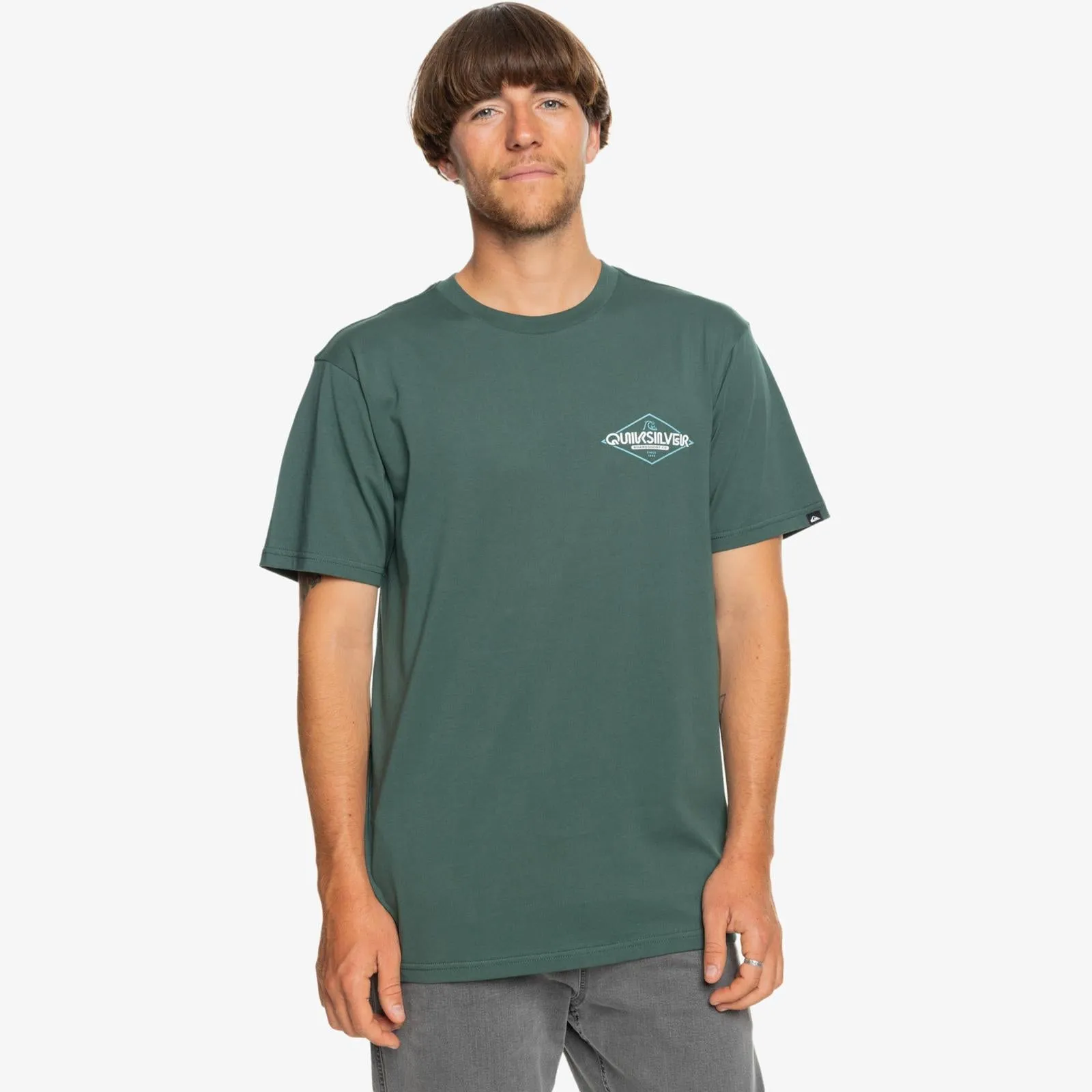 Quiksilver Mens Omni Sign Short Sleeve T-Shirt