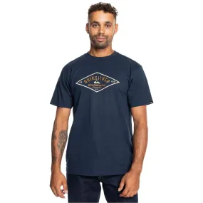 Quiksilver Mens QS Diamond Logo Graphic T-Shirt