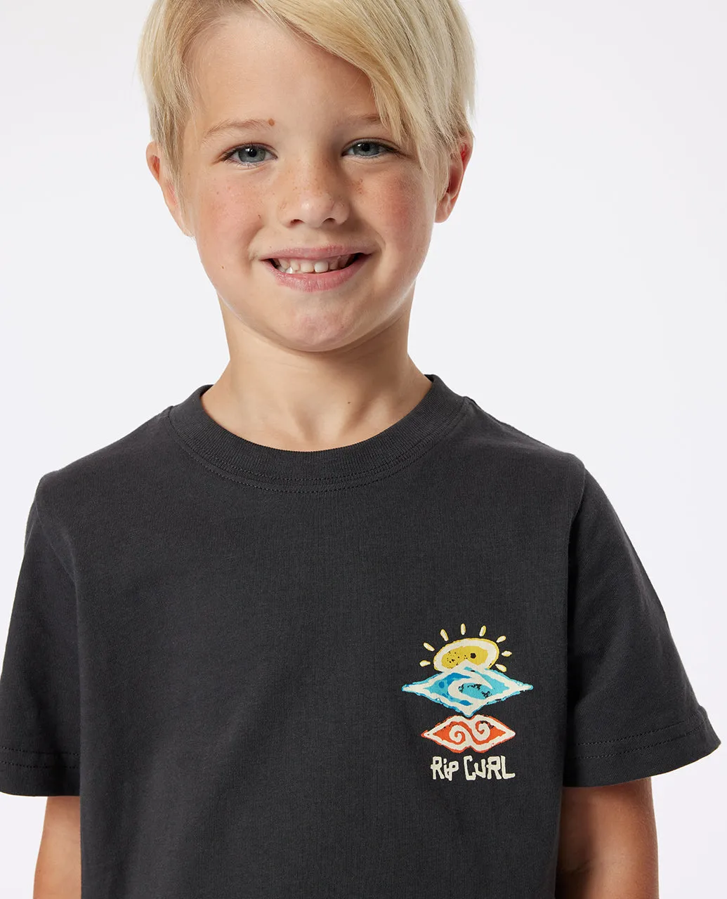 Rip Curl Kids Icons Of Shred Short Sleeve Cotton T-Shirt