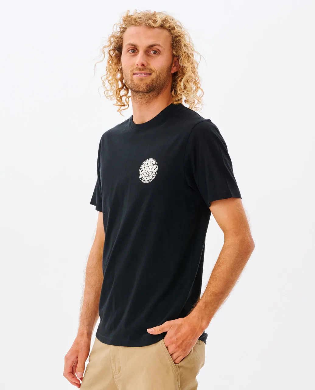 Rip Curl Mens Wetsuit Icon Short Sleeve T-Shirt