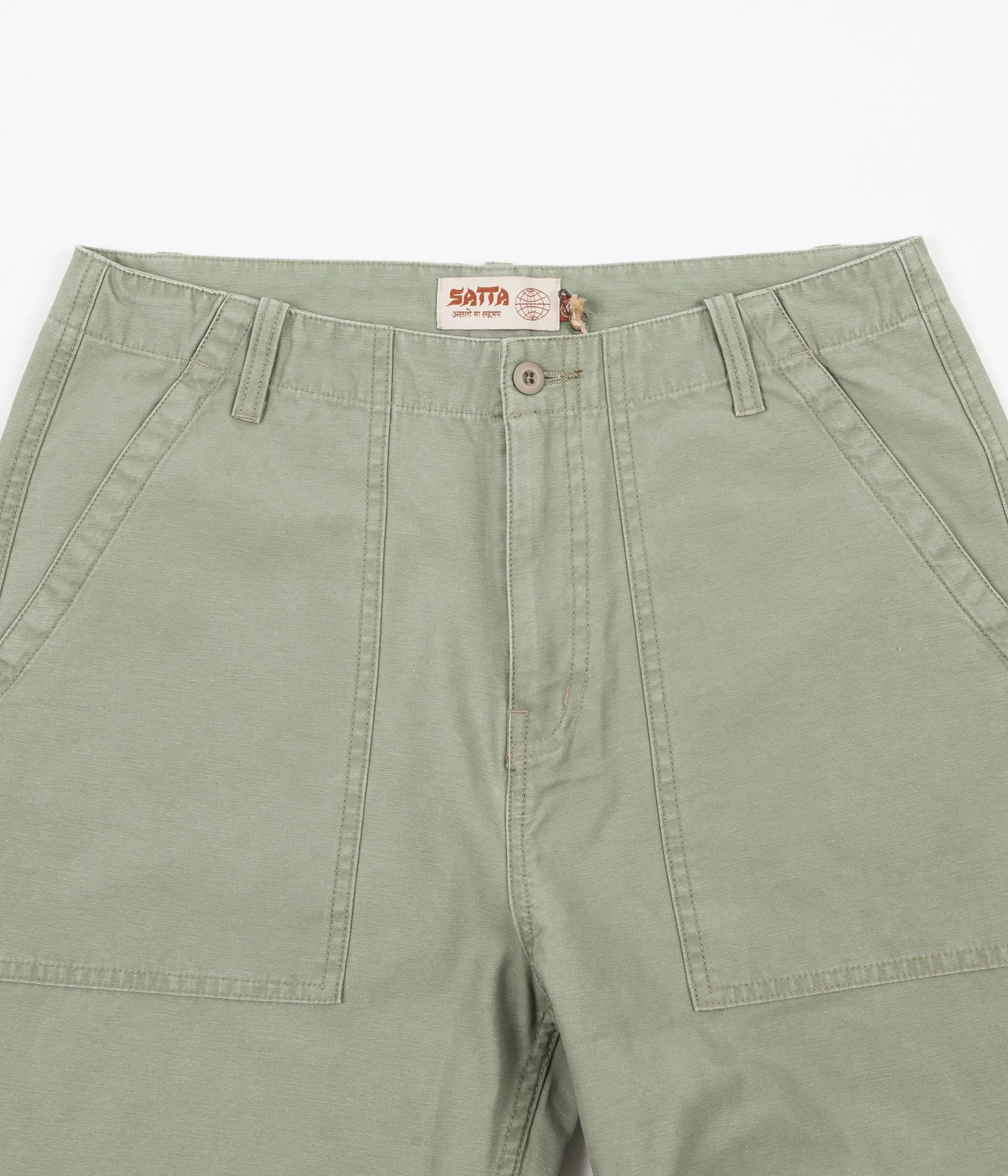 Satta Utility Trousers - Stonegreen