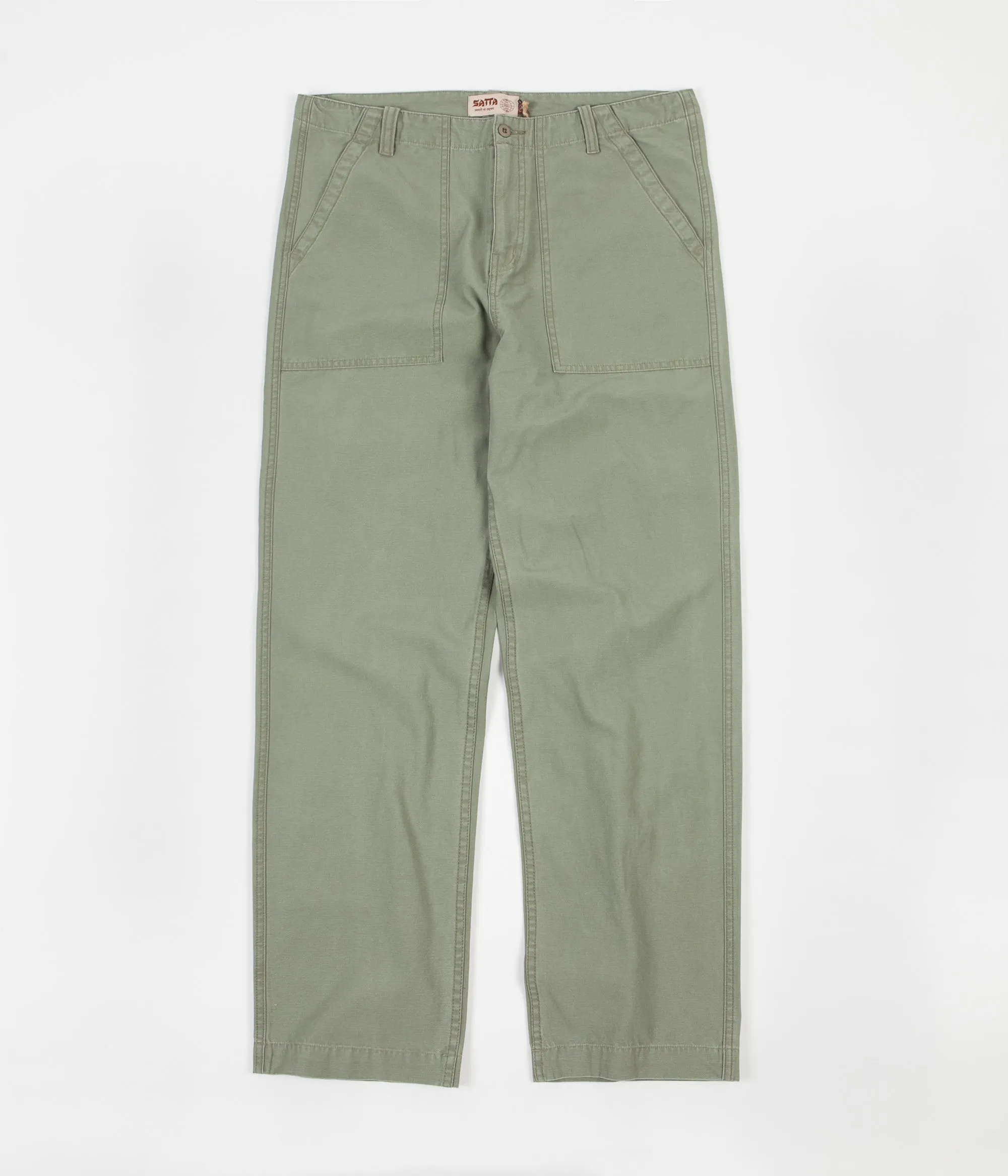 Satta Utility Trousers - Stonegreen
