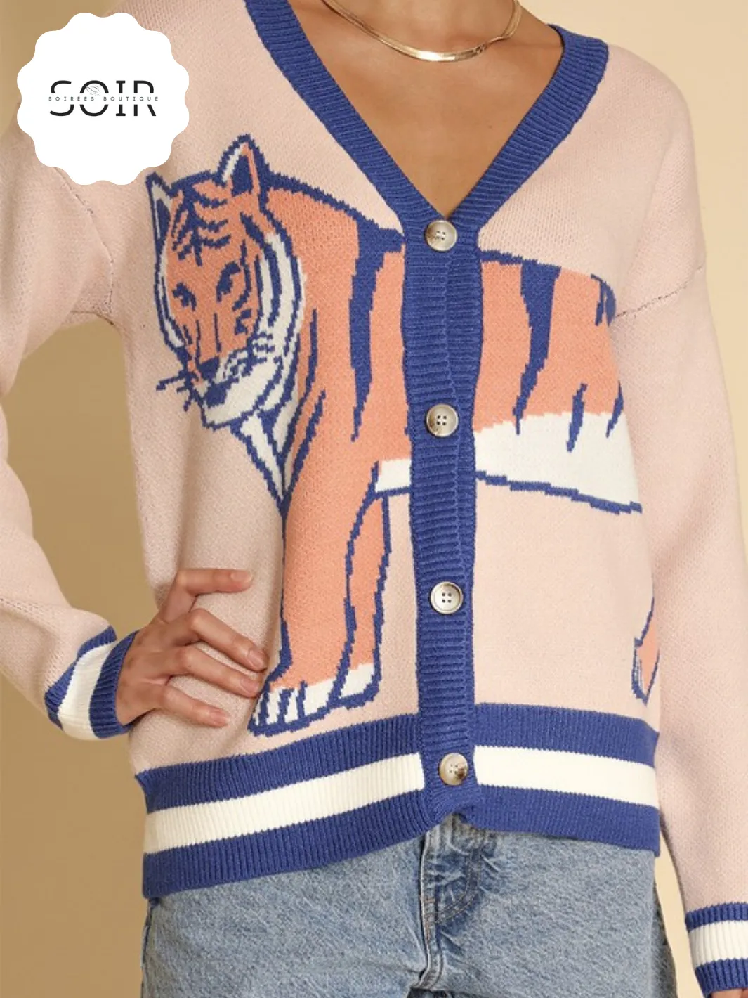 Savanna Stride Knit Cardigan