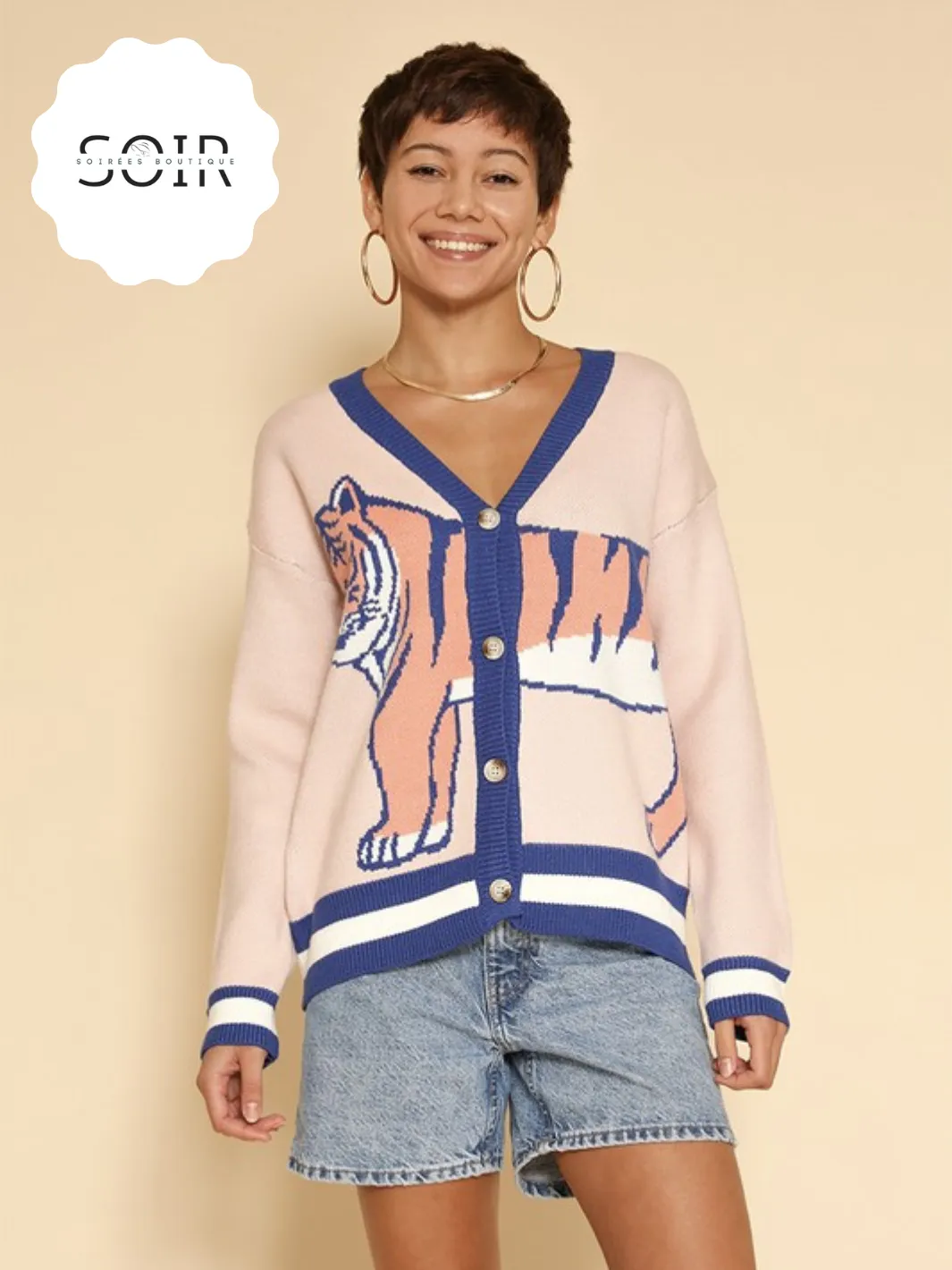 Savanna Stride Knit Cardigan