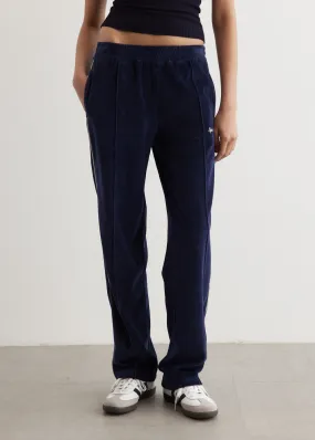 Script Velour Track Pants