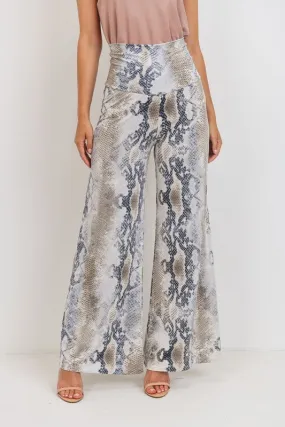 Snake Print Palazzo