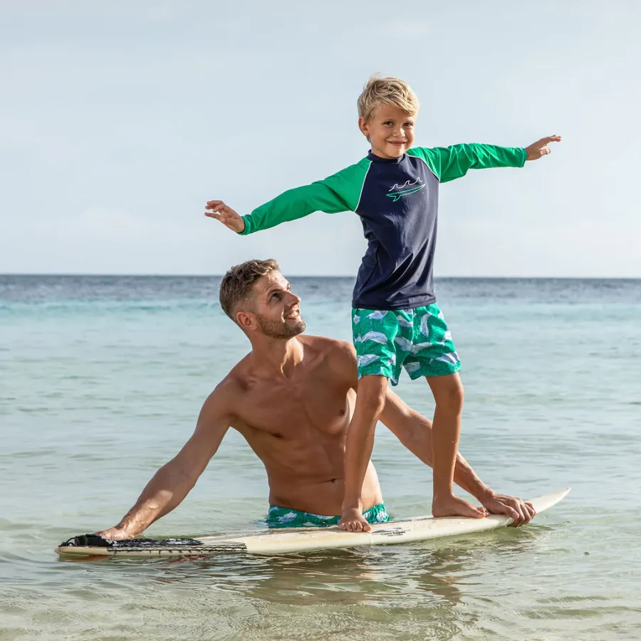 Snapper Rock Swim Shorts B90125 - Reef Shark