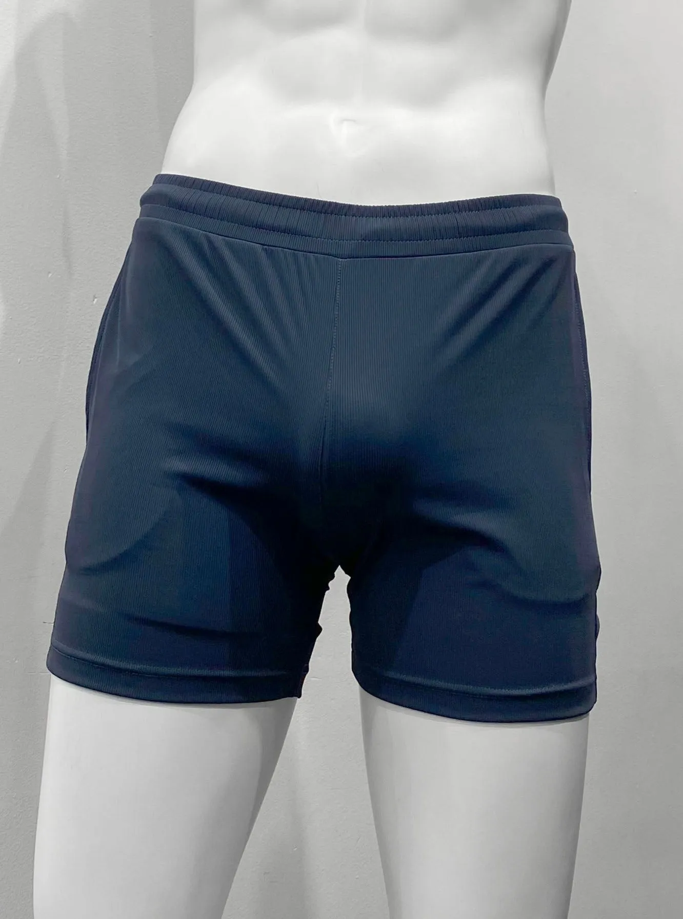 Textured Performance Shorts (Navy)
