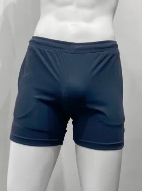 Textured Performance Shorts (Navy)