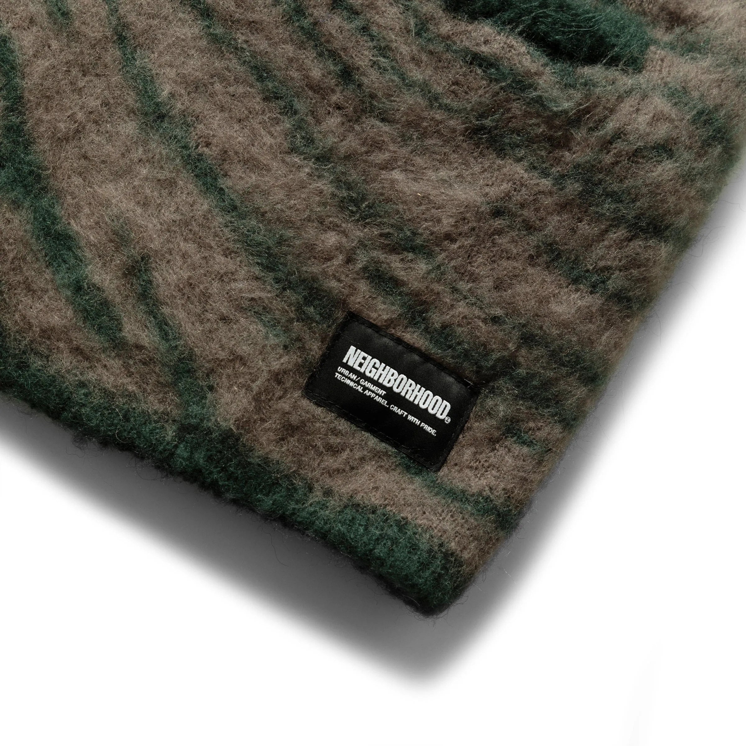 TIGER PATTERN MOHAIR CARDIGAN