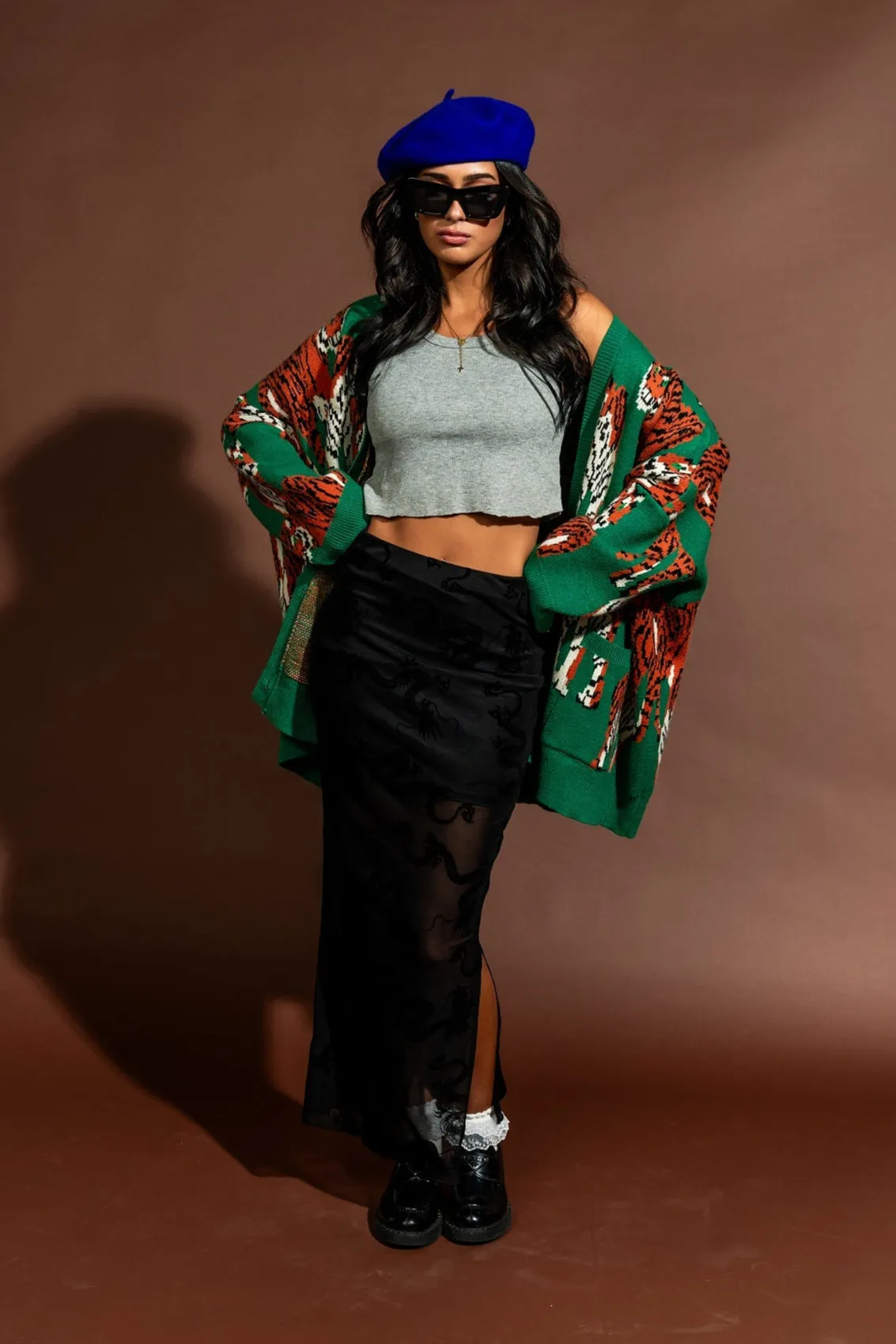 Tiger Tales Oversized Cardigan