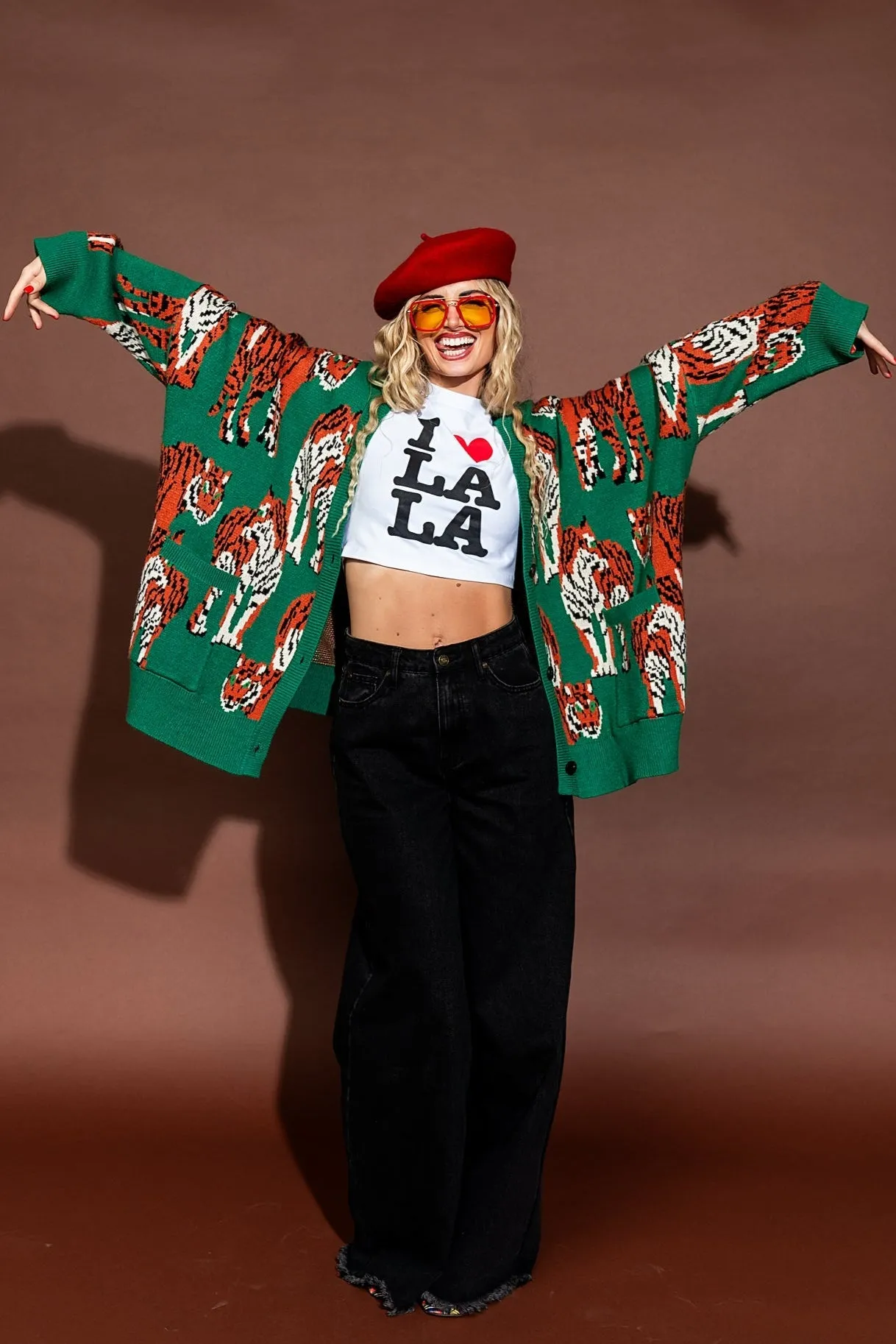 Tiger Tales Oversized Cardigan