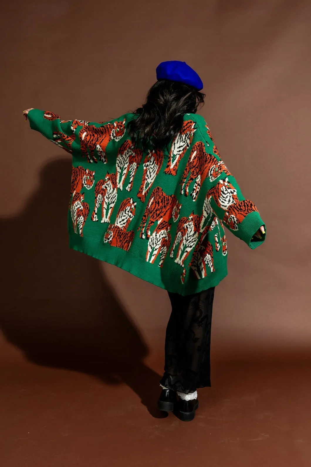 Tiger Tales Oversized Cardigan