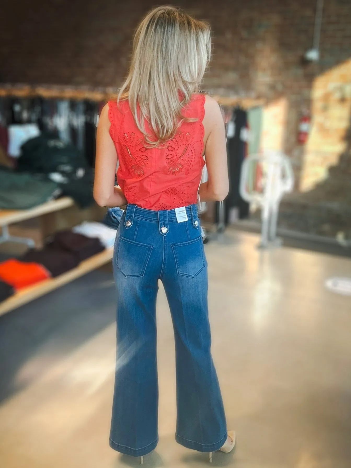 Tribal On the Move Palazzo Denim