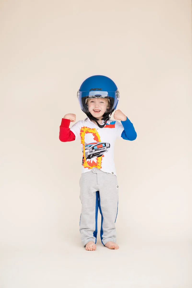 Two-Face Cotton-Velour Pants by: Mini Shatsu