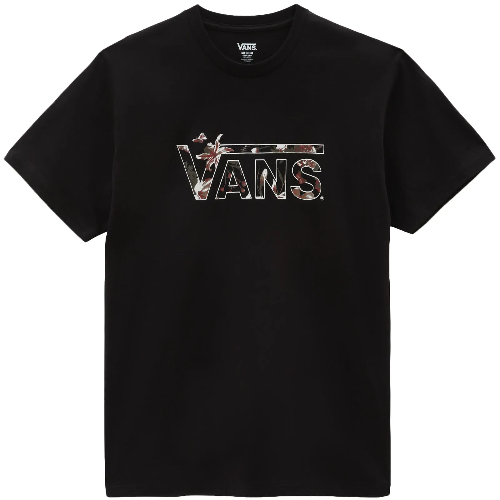 Vans Mens Night Garden Cotton T-Shirt Tee