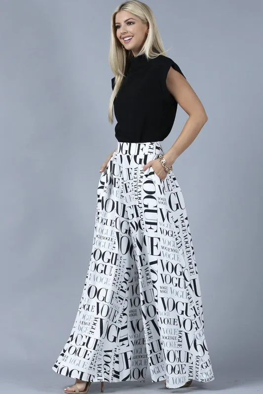 Vogue Inspired Palazzo Pants