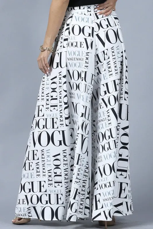 Vogue Inspired Palazzo Pants