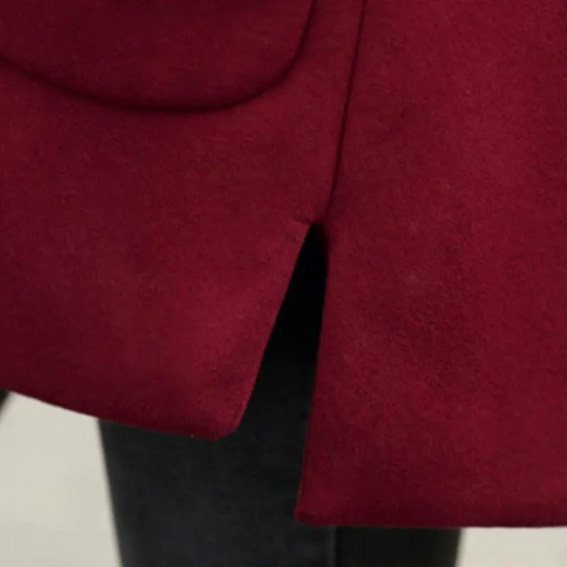 Women's Autumn/Winter Hooded Fleece Coat