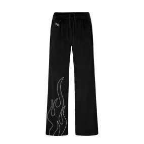 Womens Bunny Bae Bar Velour Track Pants