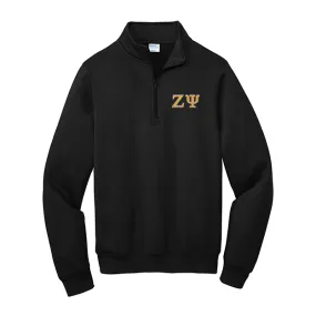 Zeta Psi Greek Letter Quarter Zip